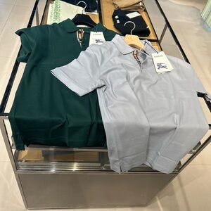 Burberry Men's Polo Shirt - Green